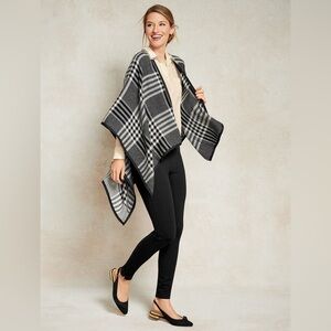 Talbots Soho Black Ankle Zip Leggings